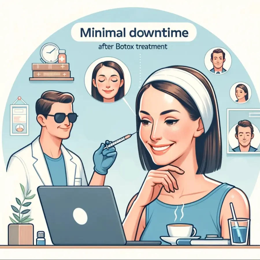 Minimal Downtime with Botox