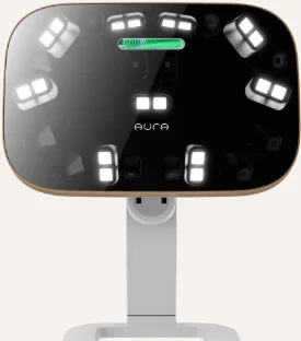 Close-up of the AURA 3D facial imaging scanner
