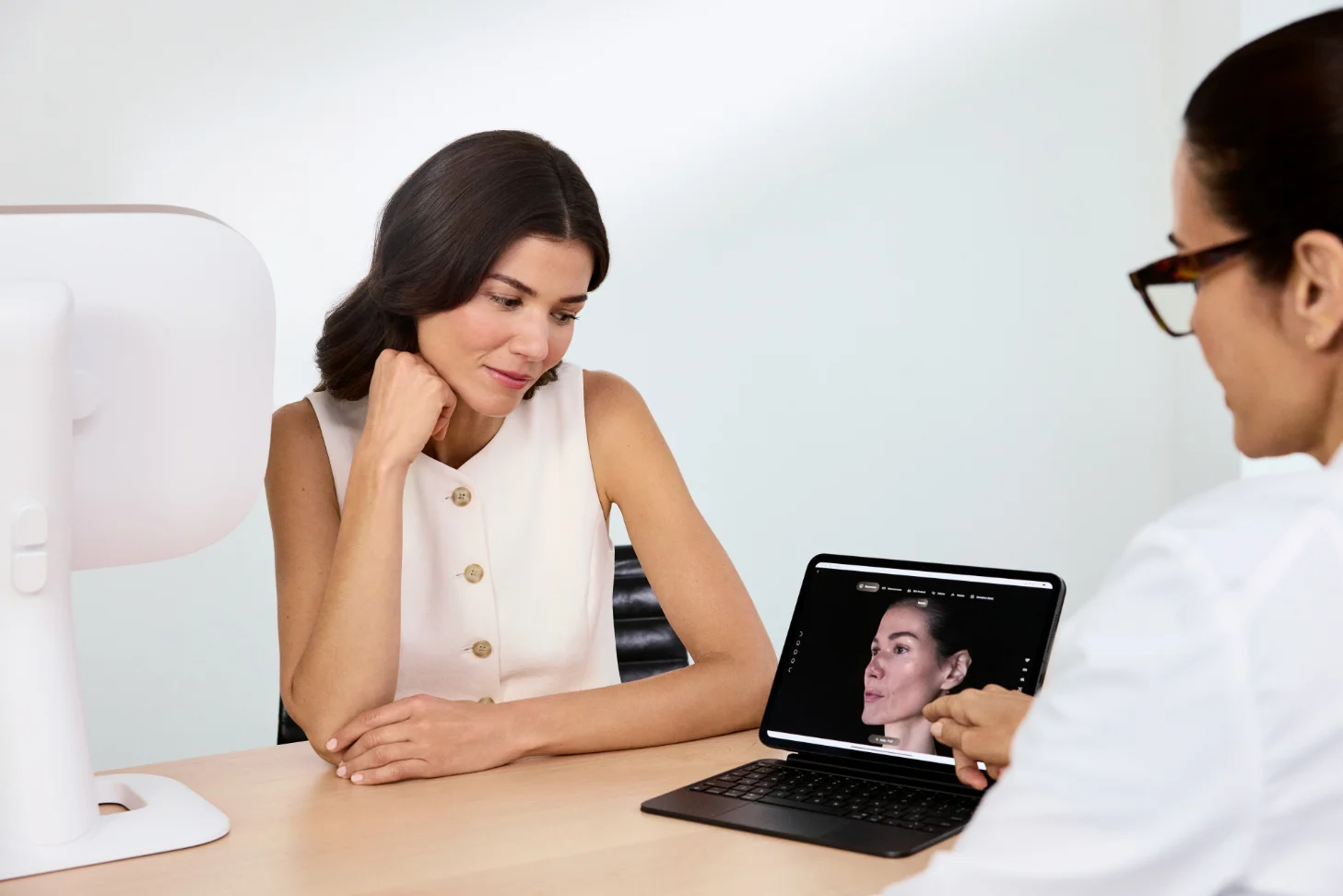 AURA 3D skin analysis consultation at NoCo MedSpa